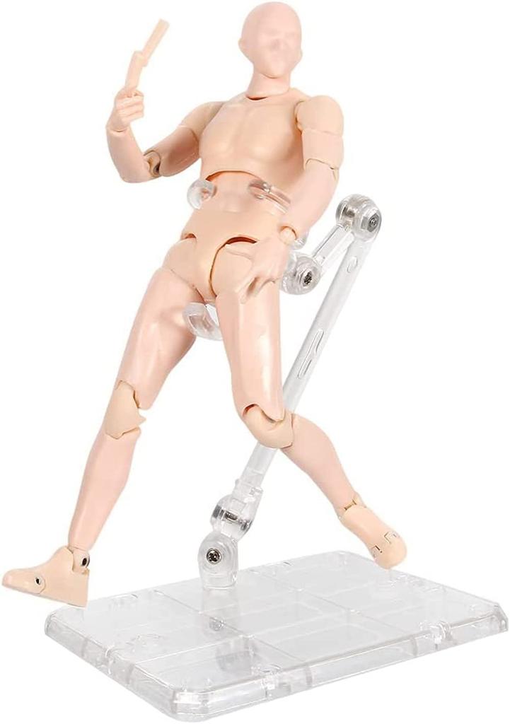 Drawing Model Drawing Doll Body Cartoon Male Drawing Mannequin Figure Model Model Drawing Model Doll Prop with Stand Doll Type Base Body Art Materials