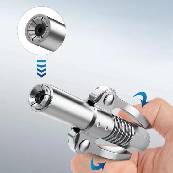 Сопло для смазки, Соединительное сопло, Высокое давление, Двойная ручка, Замок, Зажим, Смазочное сопло, Поставка с завода