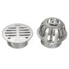 Outdoor Anti-blocking Stainless Steel Rain Pipe Cap Balcony Drainage Cover Roof Floor Drain Drainage Plumbing Fitting