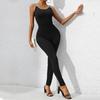 Летние женские однотонные подтяжки, сексуальные длинные комбинезоны