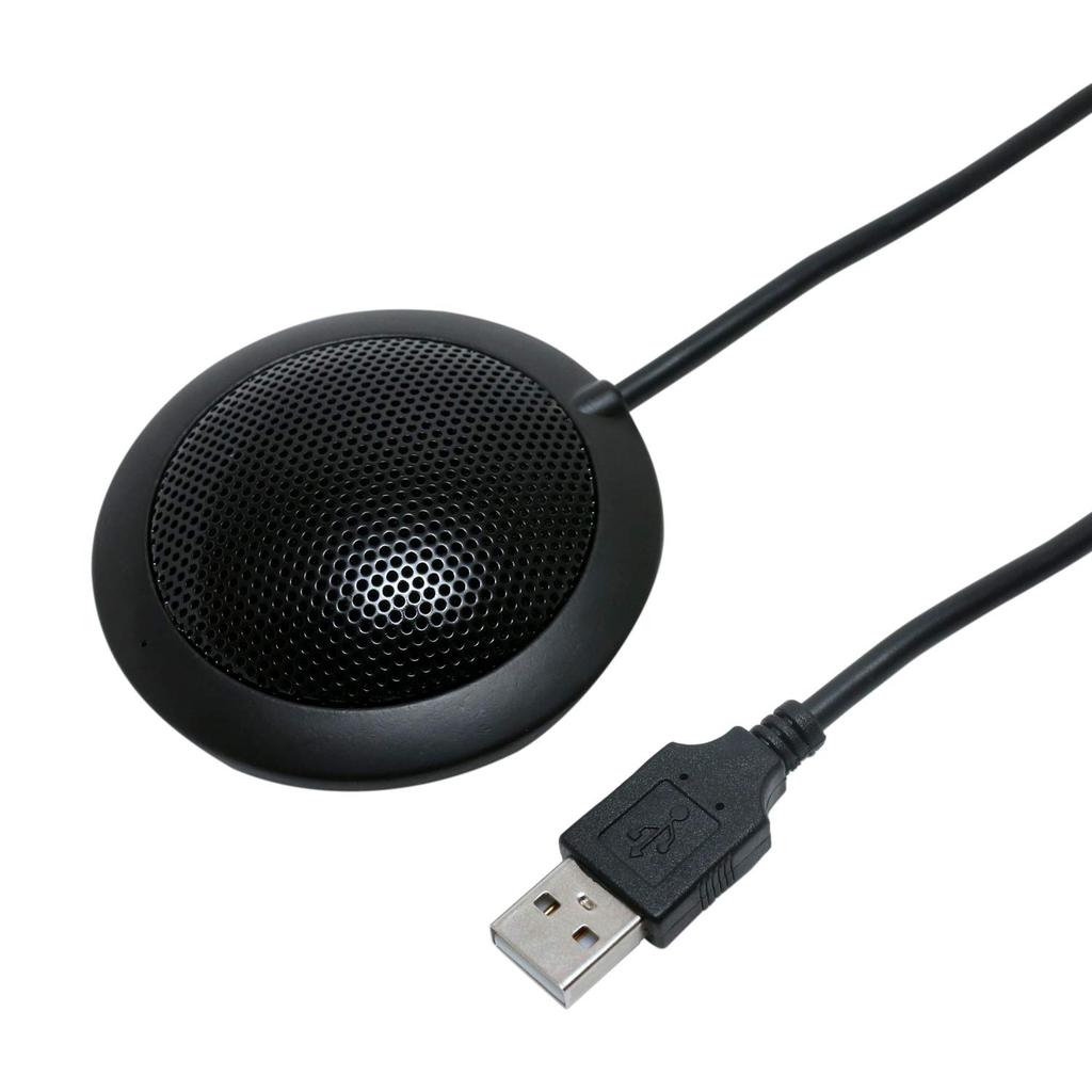 Miyoshi USB Цифровой Плоский Всенаправленный Совместимый с Микрофоном, Тип, Windows/MacOS, ZUMF-03/BK