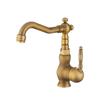 European Style Gold Basin Faucet Chrome Hot and Cold Mixers Antique Wash Basin Faucet Taps The Basin 360 Rotating Faucet