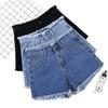 Women Sexy High Waist Jeans Shorts Summer Wide Leg Shorts Denim Shorts