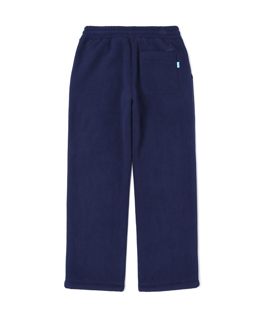 UCLA Unisex Polar Fleece Boa Wide Pants [Navy] (Uzblpb2)