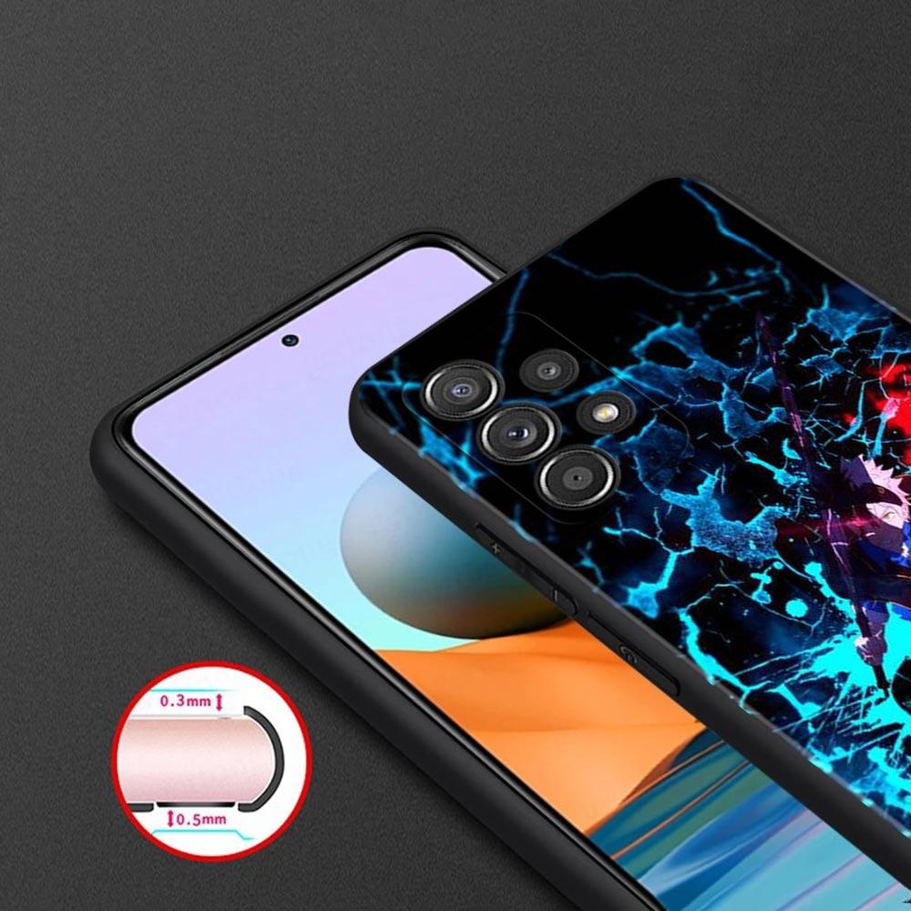 Чехол для Samsung Galaxy A51 A71 A01 A11 A21 A21s A31 A41 A72 A52 A42 A32 A22 A12 A02 A02s F42, чехол для телефона, черный клевер, аниме