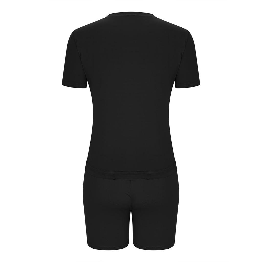 Женская мода, однотонный топ с круглым вырезом, облегающий топ с короткими рукавами, шорты, повседневные спортивные комплекты, спортивные костюмы