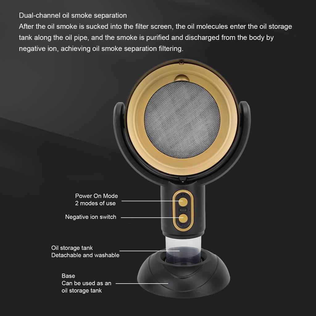 Портативная многофункциональная мощная коптильняБытовая мини настольная коптильня-гриль-машина для приготовления горячих горшков-вытяжка