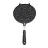 Aluminum Alloy Donut Mold Baking Pan Waffle Cake Pan with Handheld Handle for Making Small Cakes