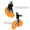 Rotation Training Golf Head Balance Trainer Adjustable Length Golf Swing Trainer  Training Aid