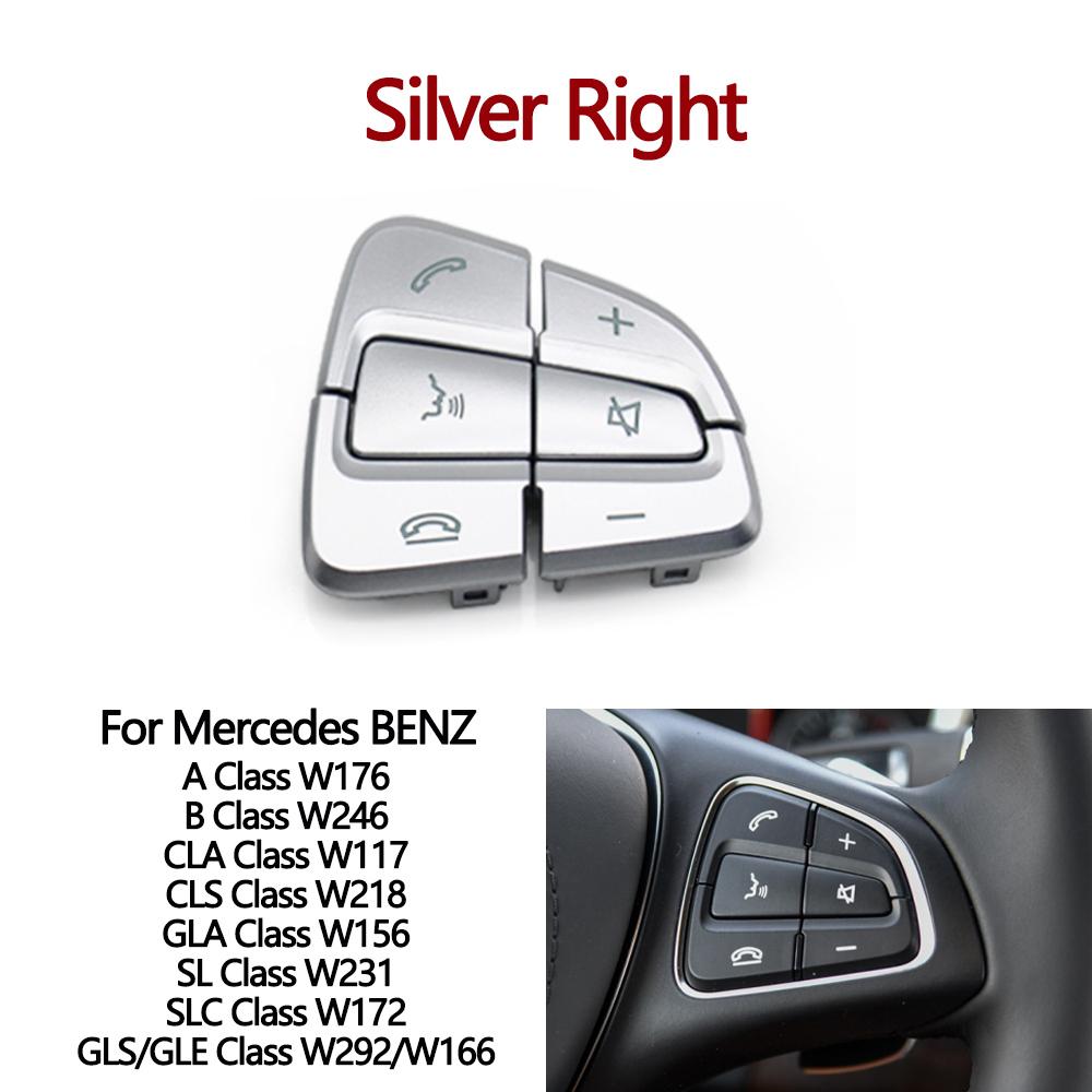 Накладка на кнопки управления рулевым колесом автомобиля Для BENZ A B CLA CLS GLA GLS GLE Класса W176 W246 W218 W172 W292 W166 A0999050600