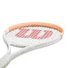Жесткая теннисная ракетка Wilson ULTRA UV ORANGE WR127410U2 [обивка из кожзаменителя] белая/белая/оранжевая