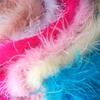 Color Feathers Ostrich Fur Strip Performance Dance Clothing Diy Decorative Material Clothing Accessories