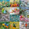 5D Diamond Painting Flower Bird Rhinestone Kit Diamond Embroidery Animal Cross Stitch Diamond Mosaic Home Decor