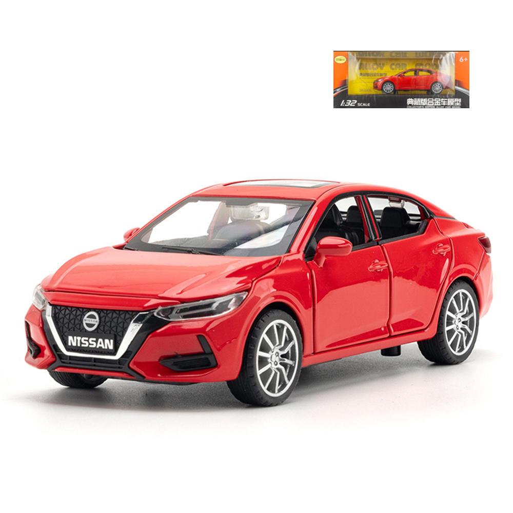 Литая под давлением модель автомобиля SYLPHY 1/32, коллекция игрушечных транспортных средств, звуки, подарки для детей