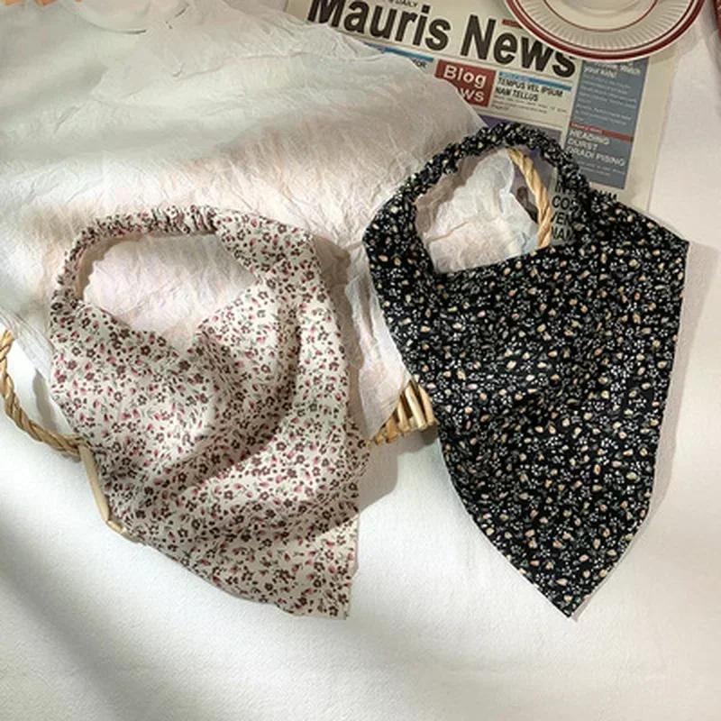 Креативный Декор для Головы Летняя Треугольная Повязка на Голову с Принтом Богемная Повязка на Голову Эластичная Повязка на Голову Женский Пылезащитный Головной Платок Подарки