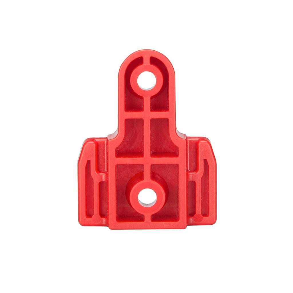 Crtbelfy Ножки для крепления на полу для Milwaukee Packout Полный кейс для инструментов Ящик Настенное крепление Подвесные планки Красный (1+4шт)