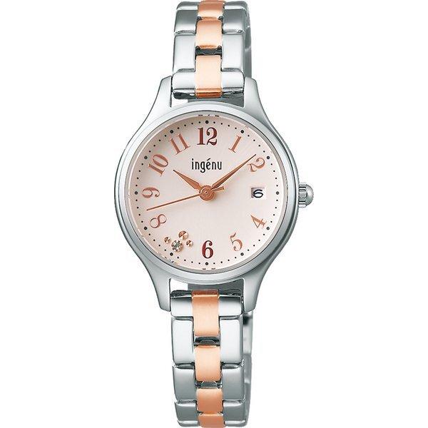 SEIKO ALBA ingenu AHJK463 Розовый циферблат Сапфировое стекло Браслет из нержавеющей стали Часы Цена Женские