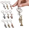 Yousheng Musician Keychain Pendant Decorative 3D Design Bag Hanging Pendant Miniature Instrument Shape Key Holder Bag Charm