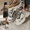 Fashion 2024 Summer New Korean Breathable Dad Shoe Female Students Female Thick Sole Elevated Casual Shoes Adult Female Sneakers