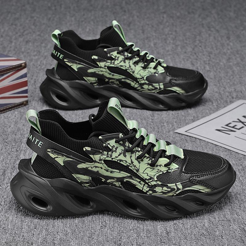 Autumn and Winter New Men's Shoes Athleisure Shoes Plus-size Trendy Shoes Outdoor Anti-slip and Wear-resistant Running Shoes