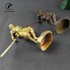 Antique Monkey King Sun WuKong Statue Gold Color Office Desk Decoration Figurines Miniature Brass Plated Car Ornament Home Decor