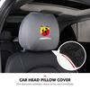 ASF1 Car Seat Headrest Neck Pillow Dustproof Protective Cover compatible for Abarth FIAT 500 Ducato Stilo Palio UNO Astra Bravo Tipo