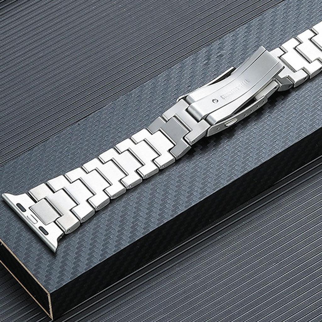 Ремешок из титанового сплава для Apple Watch Series 8 7 6 4 3 5 se iWatch Ultra 49 мм 44/42/45 мм, металлический браслет-браслет, ремешок для часов