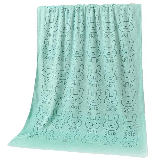 Банное полотенце Сильная впитываемость воды Быстросохнущее Мультяшный принт Комфорт Дети Впитывающее полотенце для душа Принадлежности для ванной