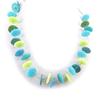 NOA [K0177] — Дизайнерское колье «Coloring» бирюзово-зеленого цвета