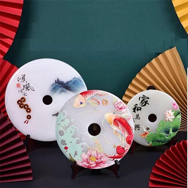 Chinese Stone Sculpture Desk & Home Decor