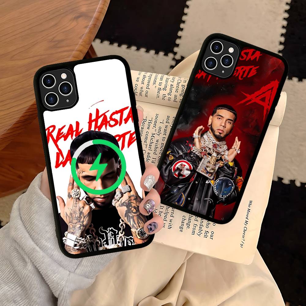 Rapper Singer A-AnuelS AA For IPhone 17 Air 16 E 15 14 13 12 11 Pro Max Plus PC Shock TPU Cover For Magsafe Phone Cover