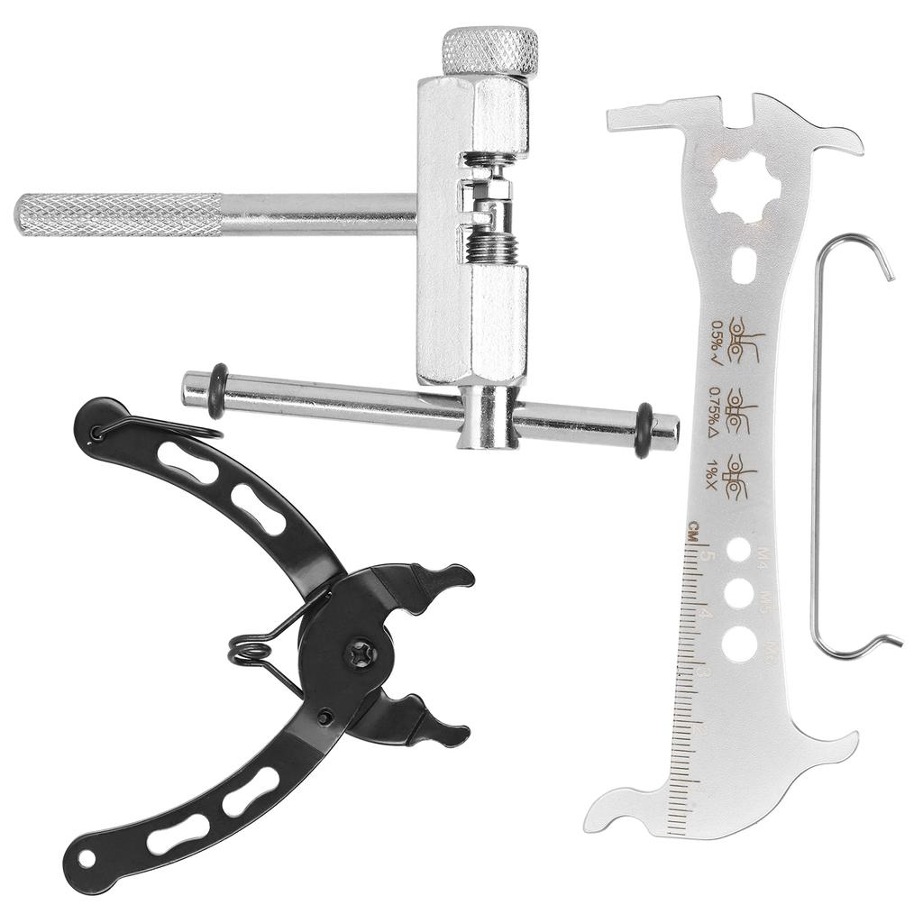 Инструмент для снятия и установки велосипедной цепи, кусачки, шаблон для проверки износа, набор инструментов для ремонта, быстросъемный для горного и шоссейного велосипеда