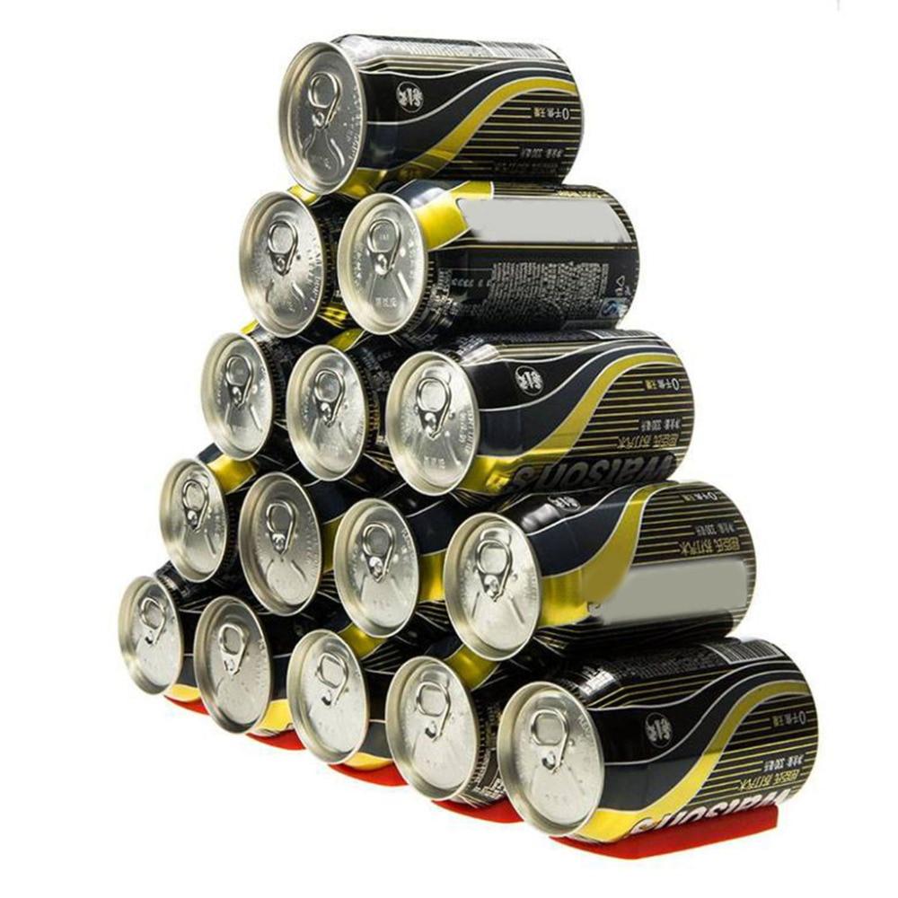 Wine Bottle Organizer Holder Silicone Cans Fridge Mats Beverages Racks Cocina Storage Rack Shelf