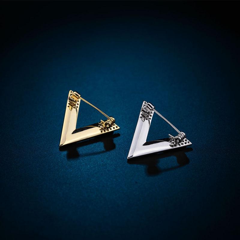 V-образная брошь Женский корсаж Противоослепляющее украшение на декольте Маленькая булавка Фиксированная одежда Кардиган свитер пряжка воротник булавка аксессуары