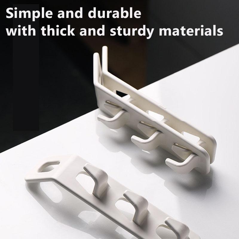 4pcs Hanger Connection Hook Multifunctional Household Multi-layer Space Saving Storage Device Bedroom Wardrobe Clothes Drying and Organizing Rack