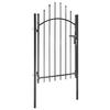 Garden Gate Woerden Steel 1x1.5 m Black