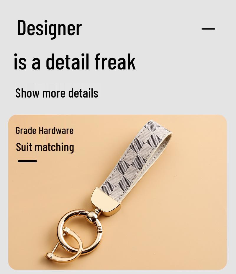 Women's High-End Cheetah CS10/CS9 Car Key Case - Classic Old Flower Design