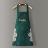 Women's Waterproof PVC Apron with Cooking Sleeves - Oil-Proof, Customizable, Half-Length Waist Design