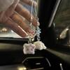 Cartoon Flocking 3D Hello Kitty Pendant Keychain Kawaii Phone Chain Pendant Backpack Hanging Decoration Accessories Gifts