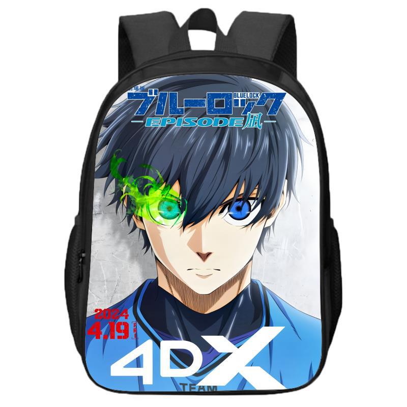 Blue Prison Double Layered Boys and Girls Backpack for Primary and Secondary School Students