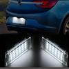 2x светодиодная подсветка номерного знака для Opel Adam Astra H J Corsa C D Meriva Vectra C