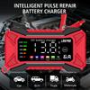 2025 Интеллектуальное импульсное восстановление Напряжение Температура Обнаружение 12В 6А Внедорожник Мотоцикл Грузовик Цифровой ЖК-дисплей Автоматическая остановка Зарядное устройство для автомобильного аккумулятора