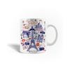 Ceramic Mug - The Eiffel Tower - 30cl - White - Dishwasher Safe - Round