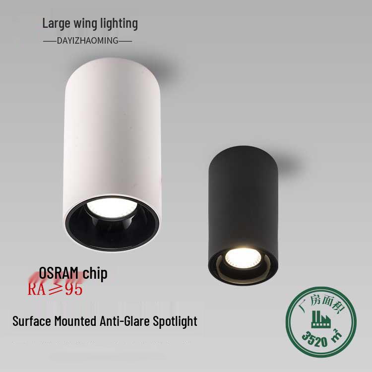 Office Exhibition Pendant LED Anti-Glare Surface-Mounted Spotlight for Living Room