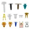 1000PCS Mixed Auto Fastener Vehicle Car Bumper Clips Retainer Fastener Rivet Door Panel Fender Liner Universal Fit for Car
