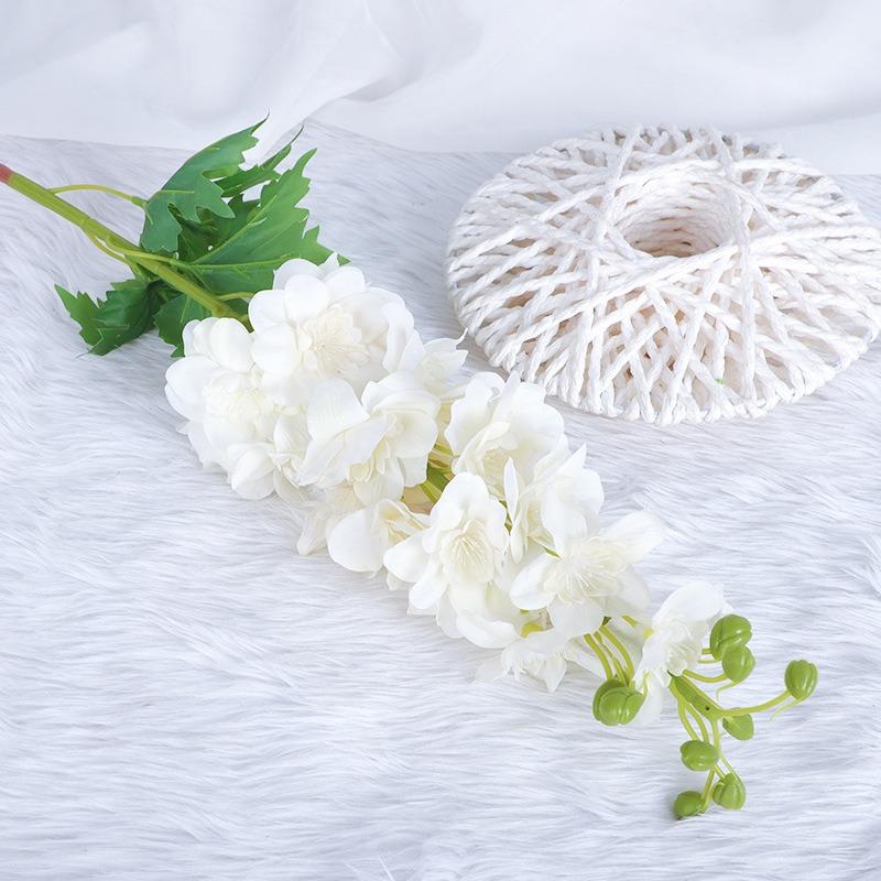 4 шт. шелковые цветы дельфиниума искусственные цветы 80 см длинный стебель живокость латекс настоящее прикосновение для высоких ваз столов домашний свадебный сад декор