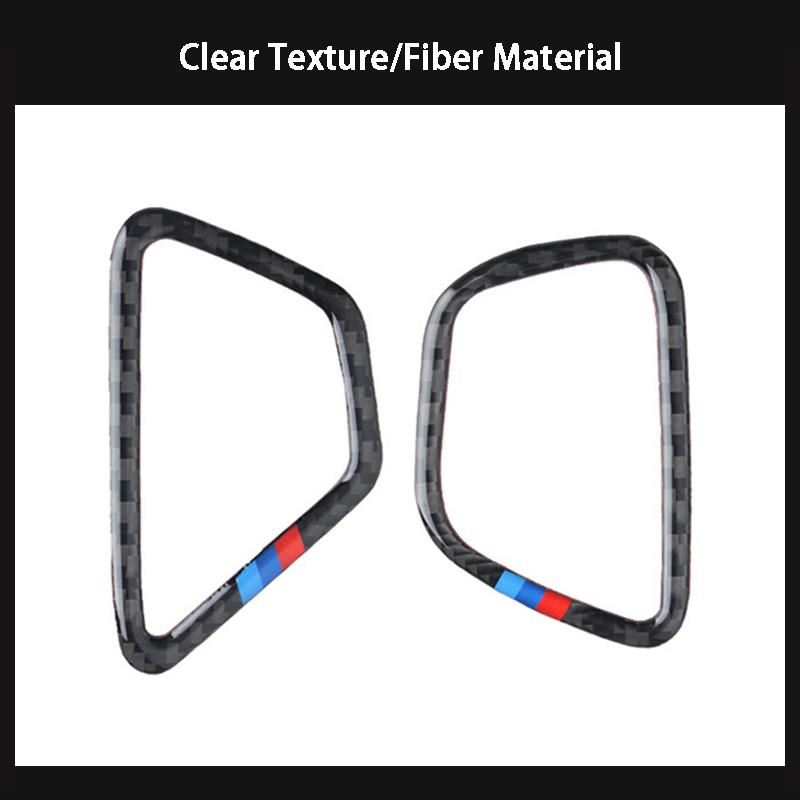 Углеродное волокно салона автомобиля, вентиляционное отверстие, розетка на приборной панели, накладка для BMW 5 серии 530i 540i G30 G38, автомобильный стайлинг 