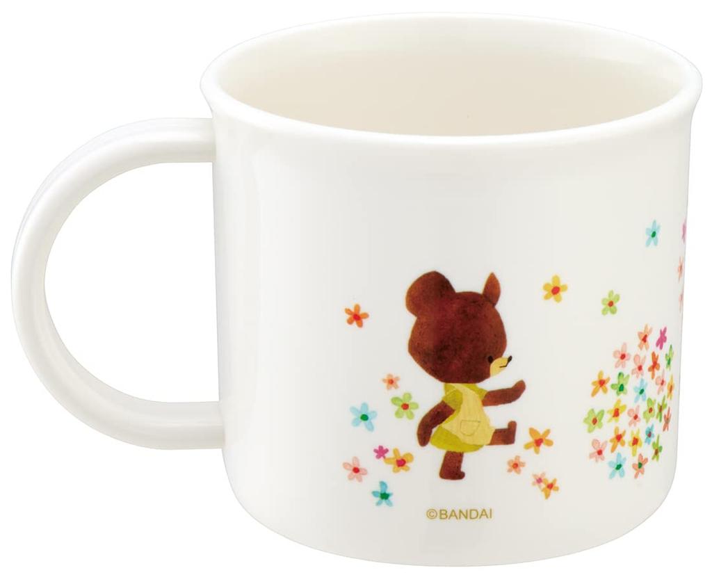 Skater Lunch Box Plastic Cup 200ml for Children Antibacterial Dishwasher Safe Made In Japan Bear School KE4AAG-A