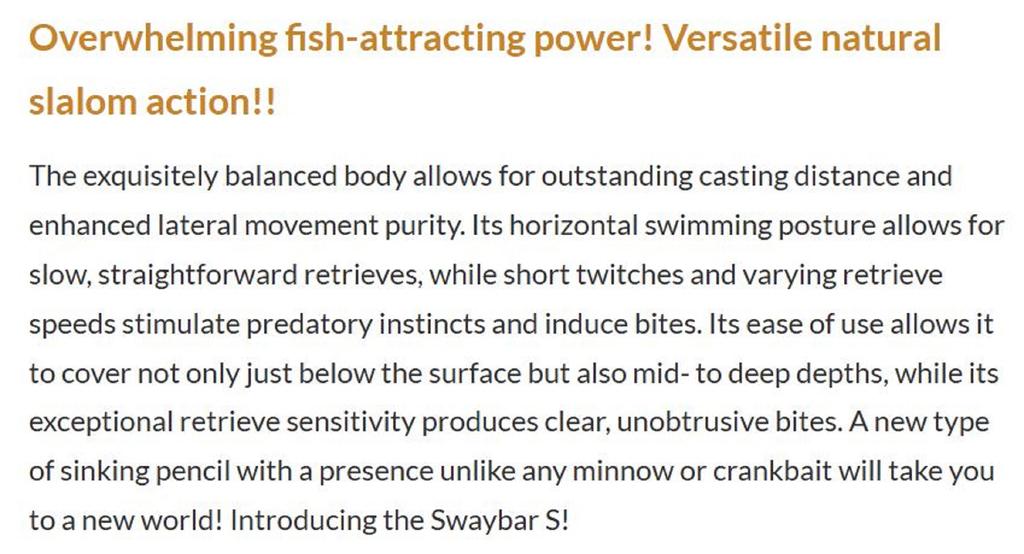 Valkein Swever 45mm 2.9 grams Sinking Lure C222 (9484)