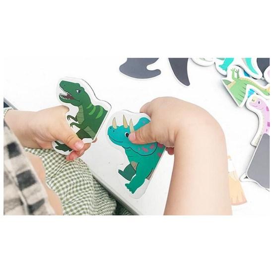 Ariatti Dinosaur Magnetic Puzzle 27 Pieces, Korean Popular Puzzles